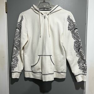 Made for Life White and Black Hoodie Large